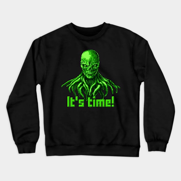 Vecna 8 bit Crewneck Sweatshirt by Anilia